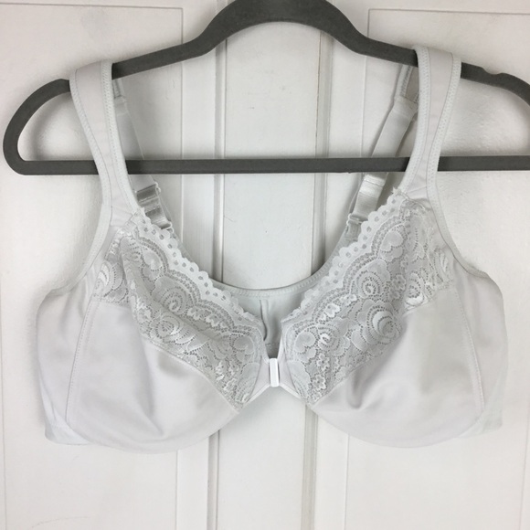 Glamorise 1245 Wonderwire Front Closure Bra Size 44C - Picture 2 of 7